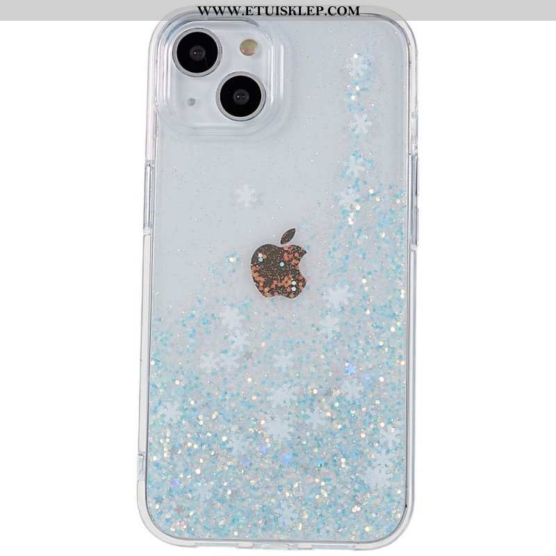 Etui do iPhone 14 Cekiny Płatki